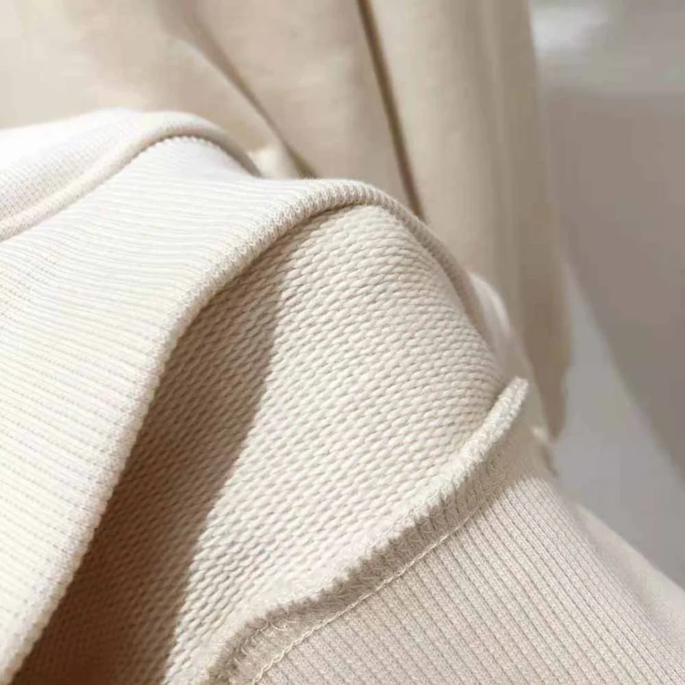 Celine Loose Celine Sweatshirt in Cotton Fleece for Women in Beige