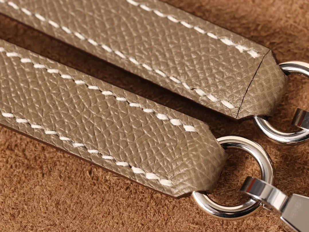 Hermes Kelly Epsom Silver Tone Lock Bag Grey 9,/ Hermes Kelly Epsom Silver Tone Lock Bag Grey 9,/