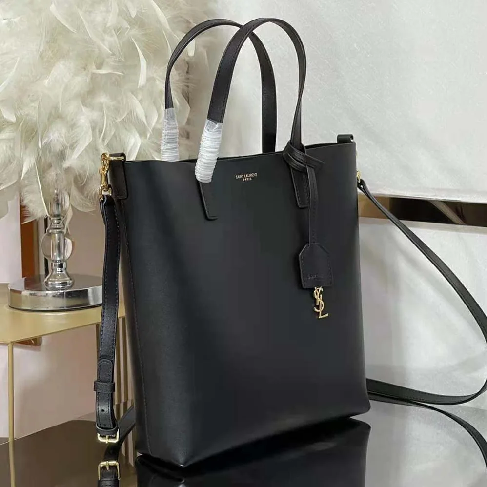 Saint Laurent YSL Shopping Bag Saint Laurent Toy in Supple Leather for Women Saint Laurent YSL Shopping Bag Saint Laurent Toy in Supple Leather for Women