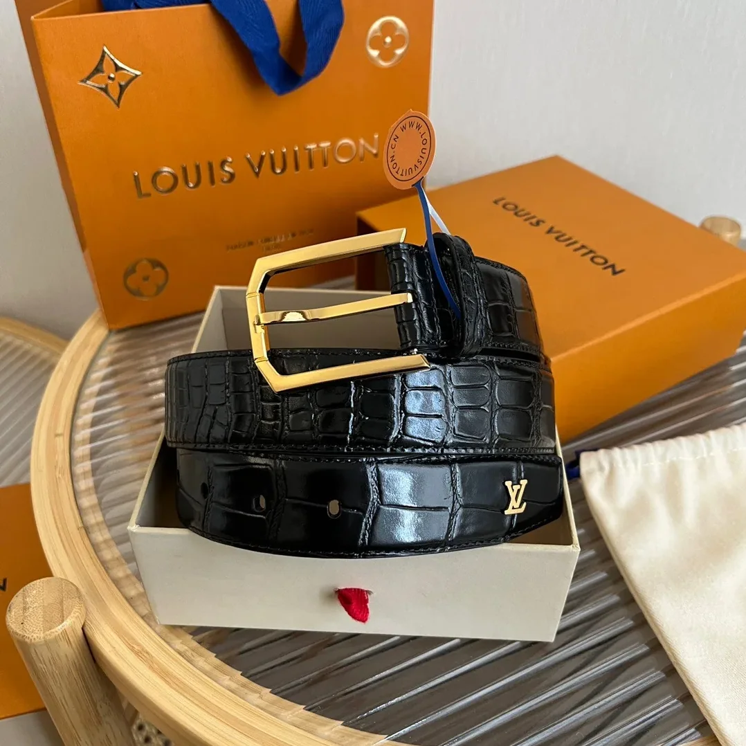 Louis Vuitton Heritage Belt Black