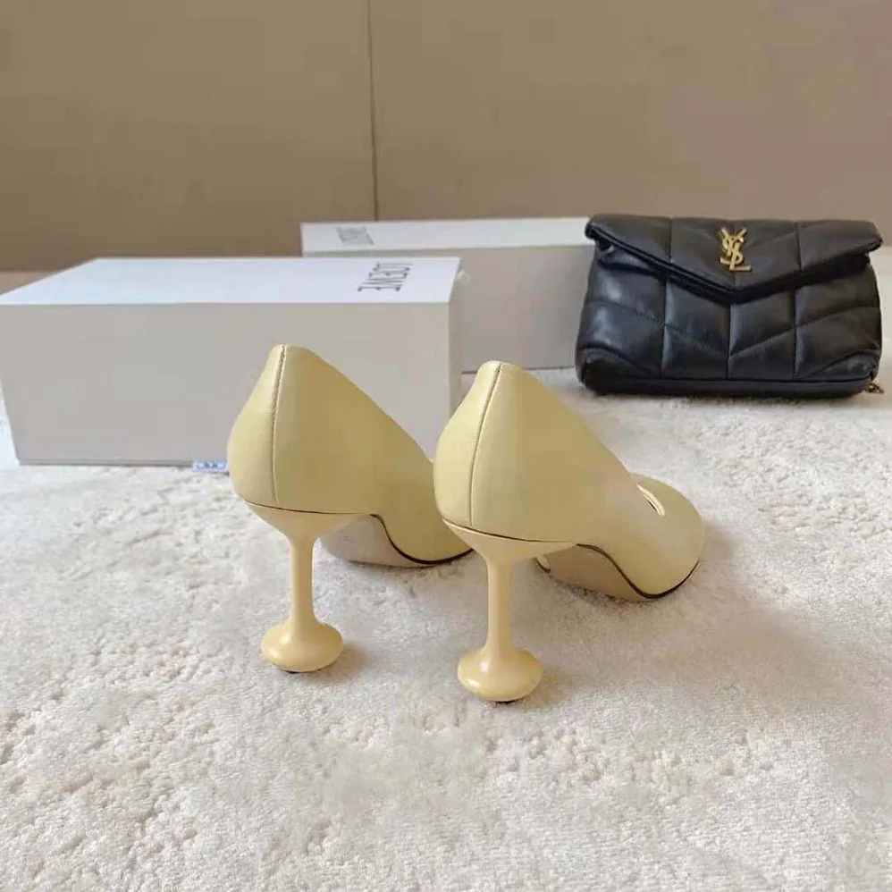 Loewe Toy Pump in Goatskin for Women in Yellow Loewe Toy Pump in Goatskin for Women in Yellow