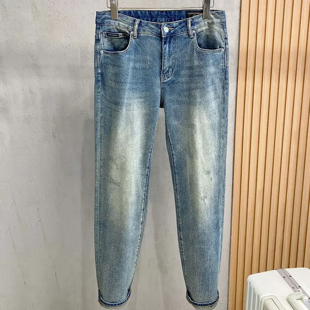 Dolce Gabbana D&G Regular Cotton Jeans-GYJCCDG8NR9S9001 for Men