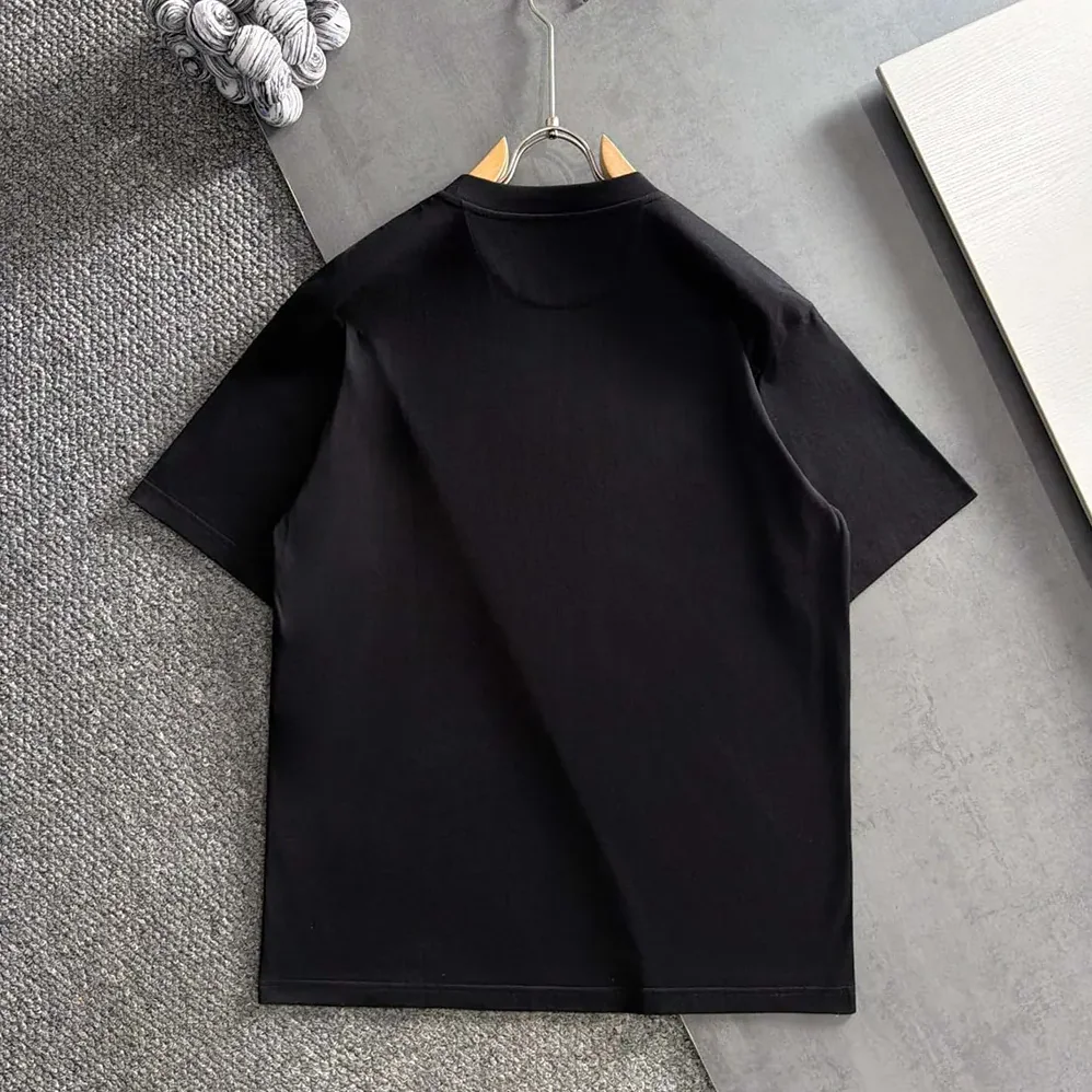 Fendi Black Cotton T for Men in shirt
