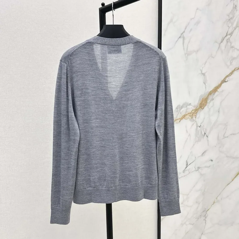 Prada Cashmere Cardigan for Men in Gray