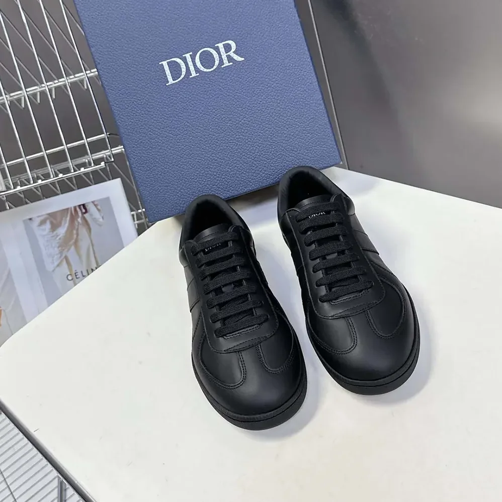 Dior B01 Matchpoint Sneaker Black Smooth Calfskin for Men