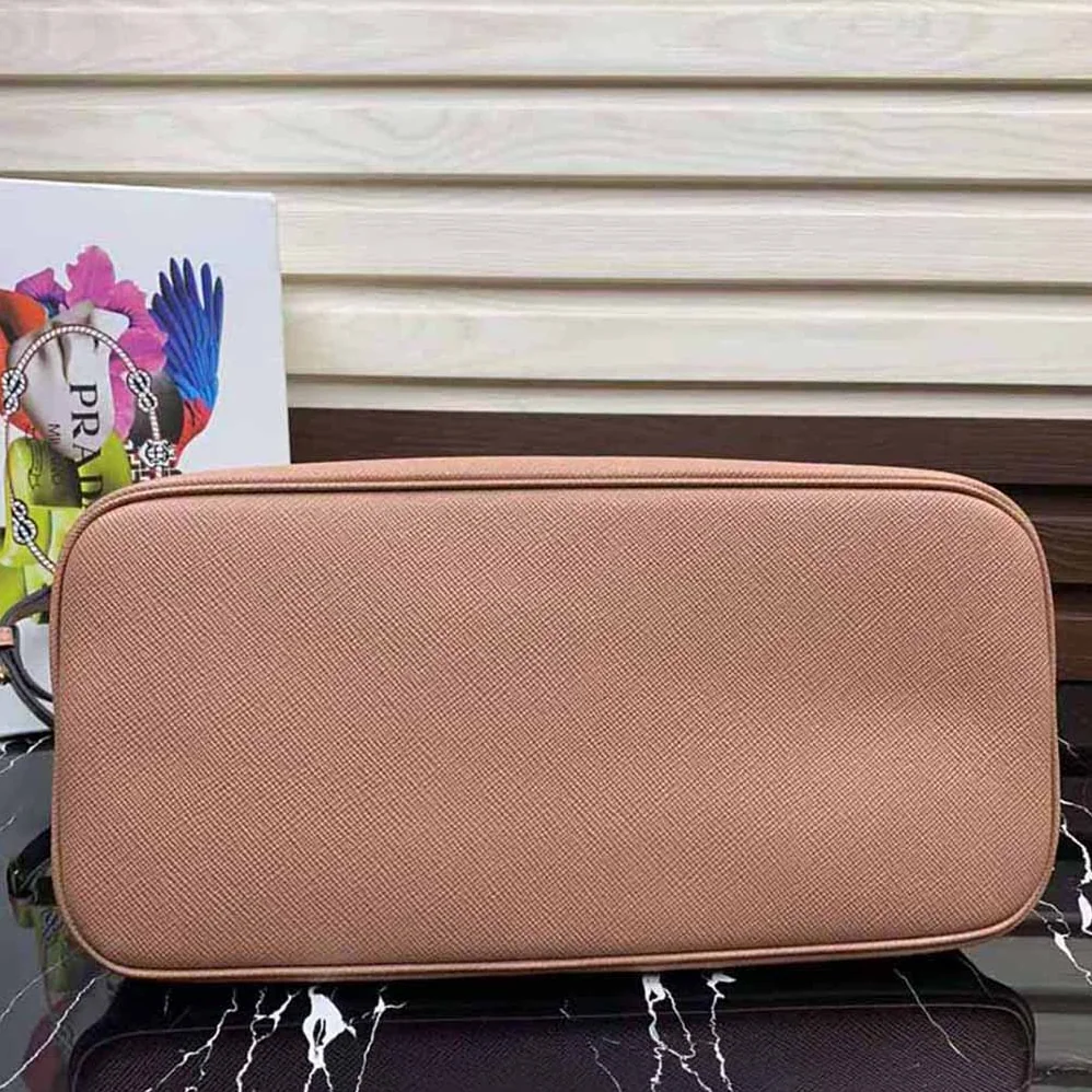 Prada Saffiano Leather Prada Matinee Bag for Women in Pink Prada Saffiano Leather Prada Matinee Bag for Women in Pink