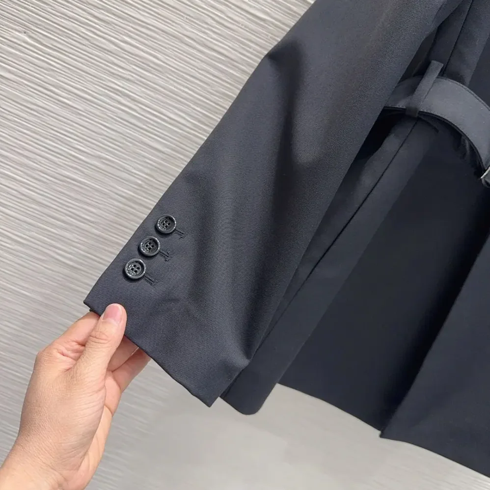 Loewe Draped Jacket In Wool for Women in Black