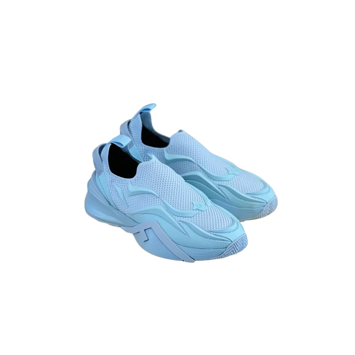 Fendi FD Flow Running Sneakers Blue Fendi FD Flow Running Sneakers Blue