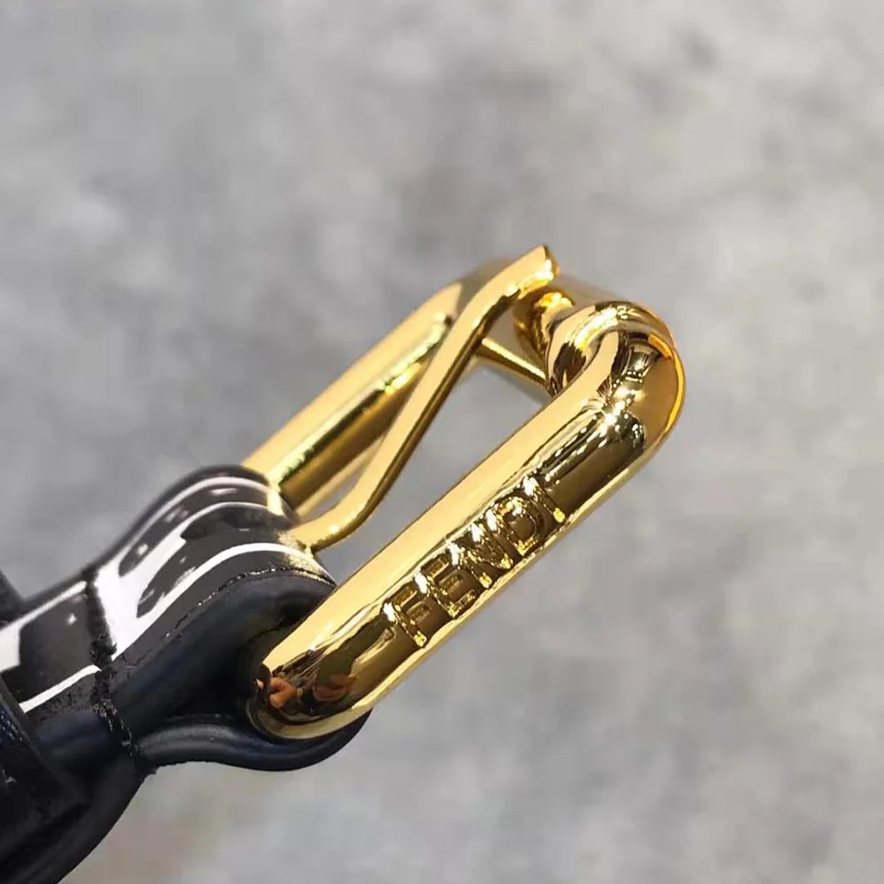 Fendi Multi-accessorized Fendi Belt with Key Ring and Clip for Women