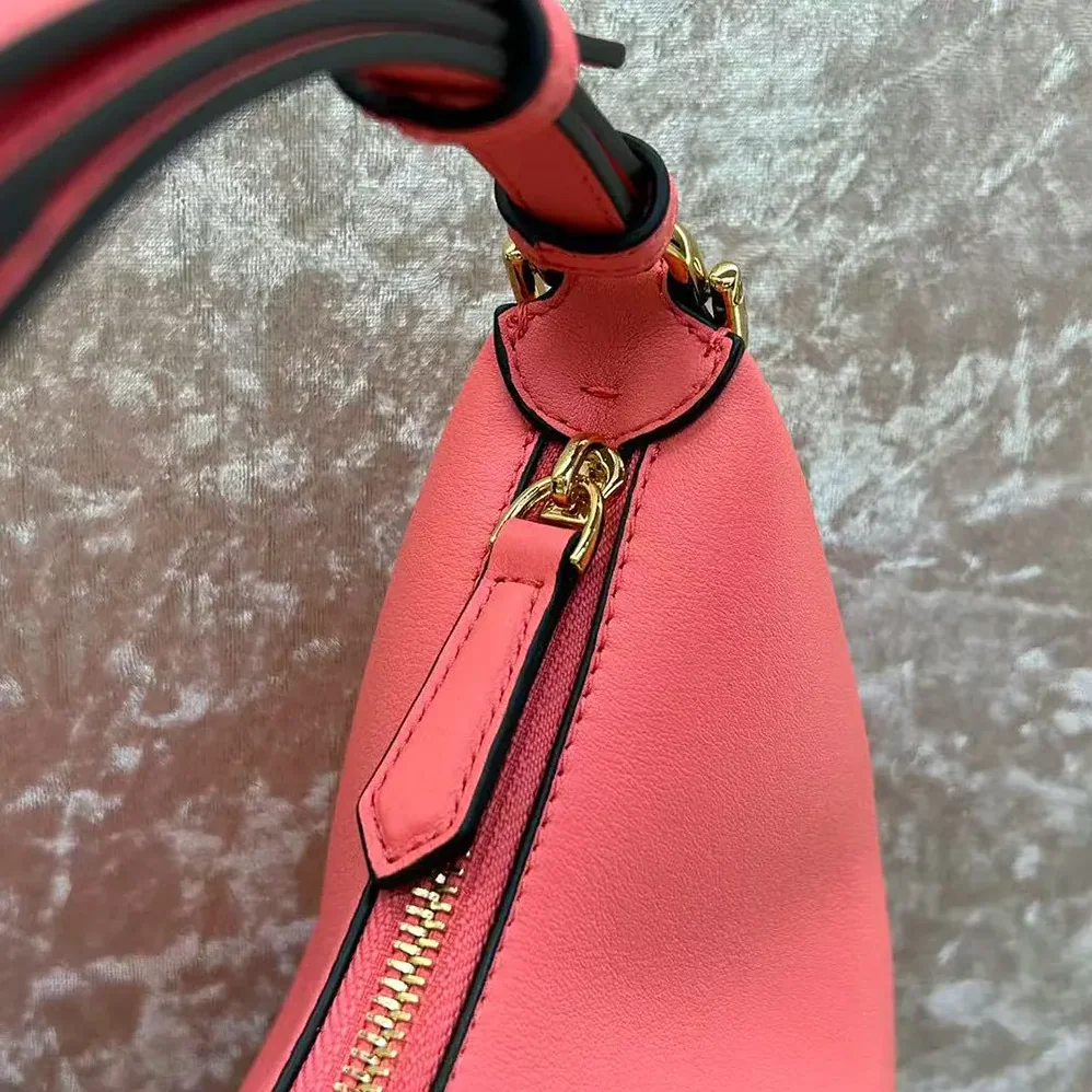 Fendi Fendigraphy Small Pink Leather Bag for Women