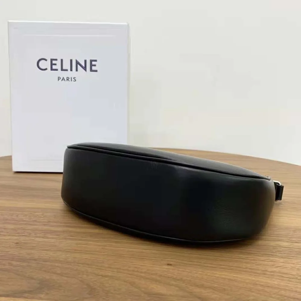 Celine Ava Bag in Smooth Calfskin with Celine Print for Women in Black Celine Ava Bag in Smooth Calfskin with Celine Print for Women in Black
