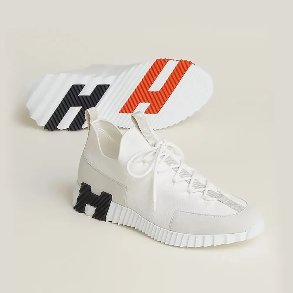 Hermes Lift Slip-on Sneaker for Unisex in White