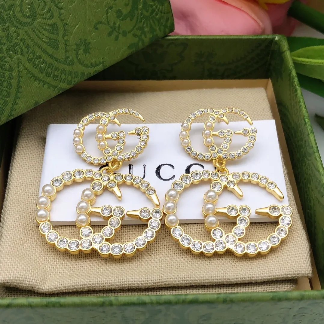 Gucci Pearl Stud Earrings Gold Gucci Pearl Stud Earrings Gold