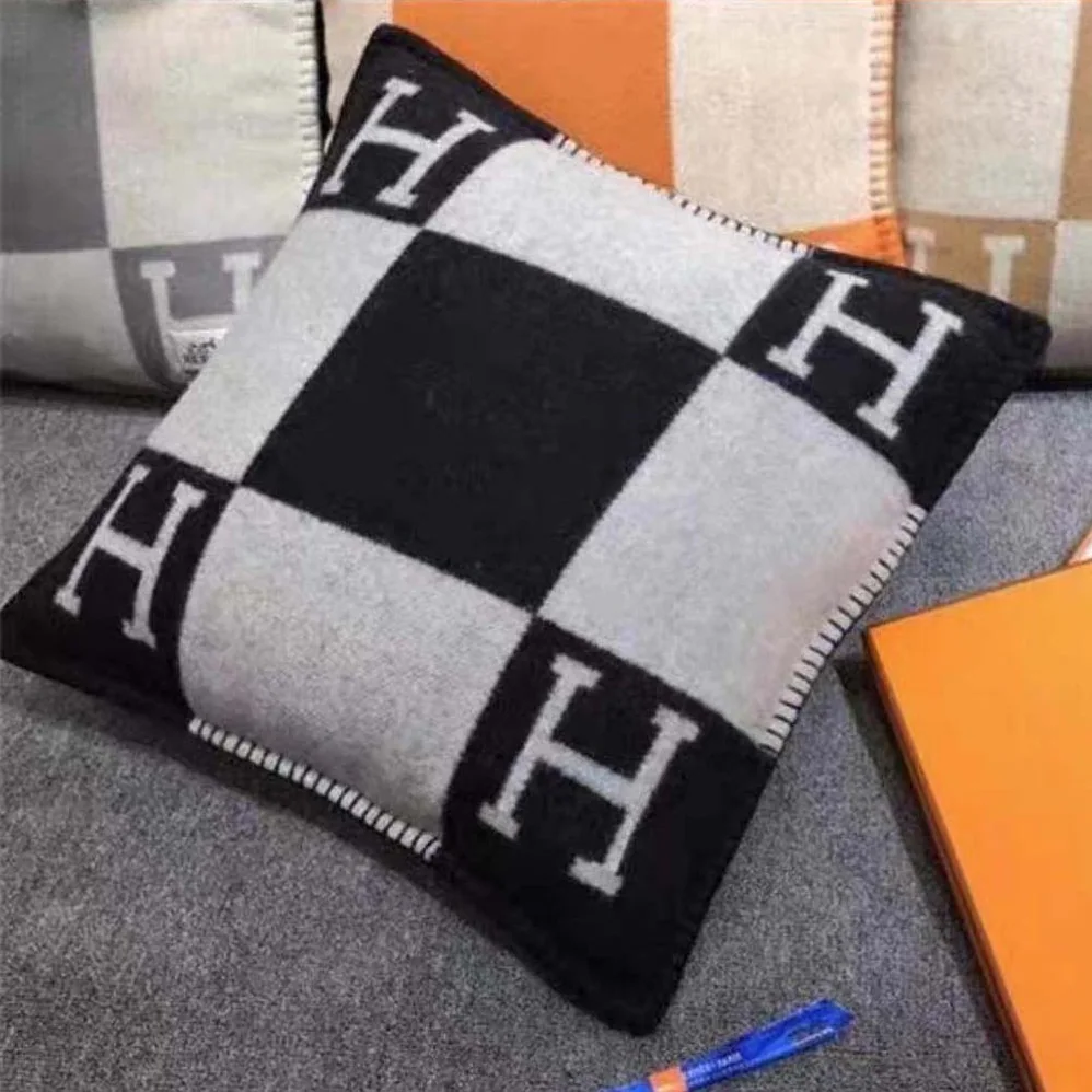 Hermes Avalon Pillow Large Model for Unisex in Black