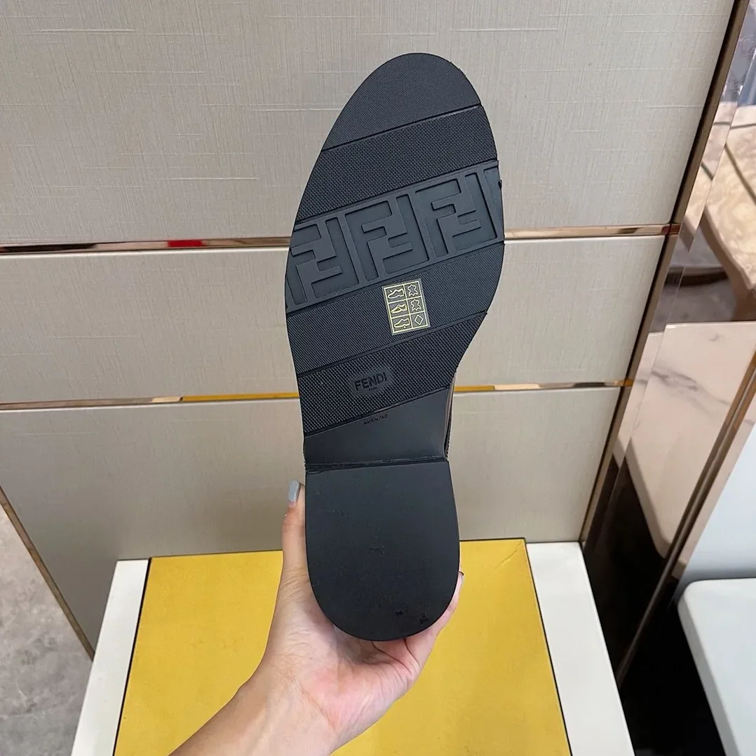 Fendi Force Dark Brown Shoes