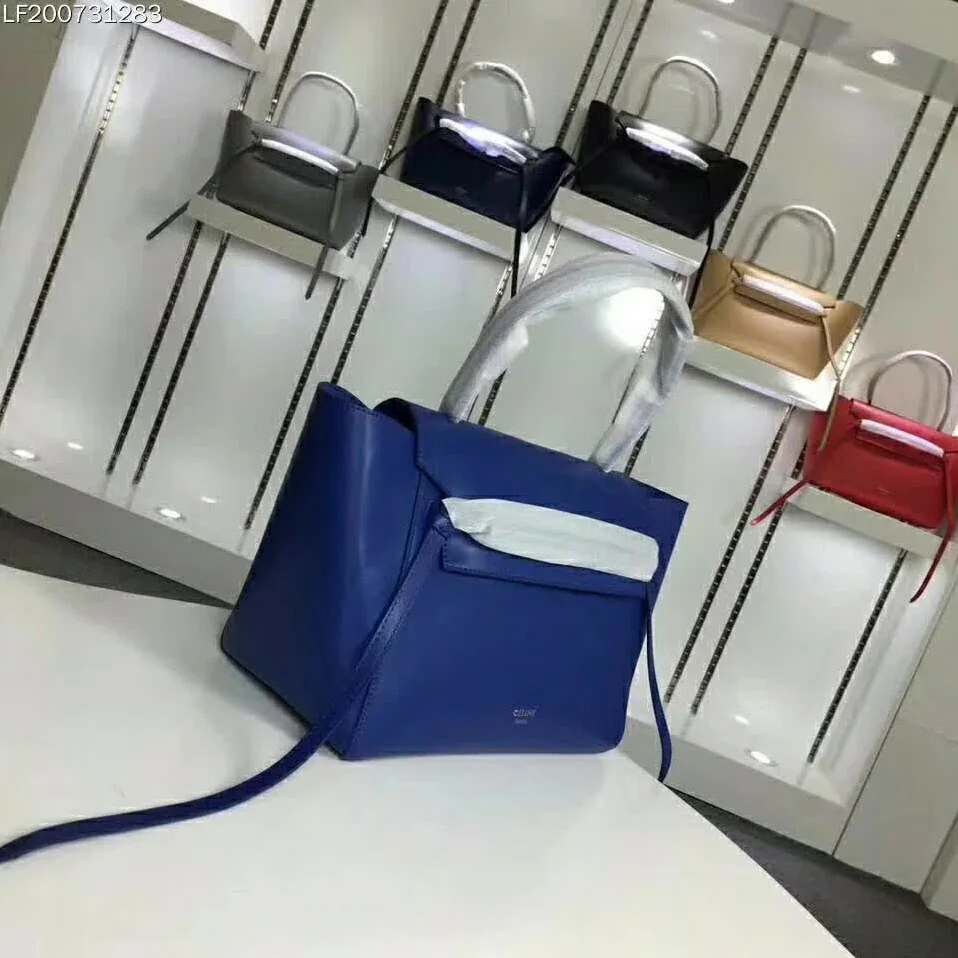 Celine Small Belt Bag in Smooth Calfskin Leather in Blue Celine Small Belt Bag in Smooth Calfskin Leather in Blue