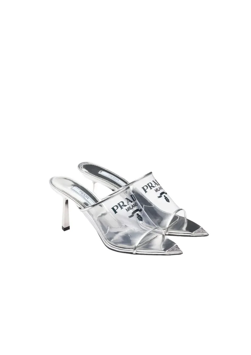 Prada Logo-print Plexiglas High-Heel Slides 1XX635_3LK3_F0118_F_075 Prada Logo-print Plexiglas High-Heel Slides 1XX635_3LK3_F0118_F_075