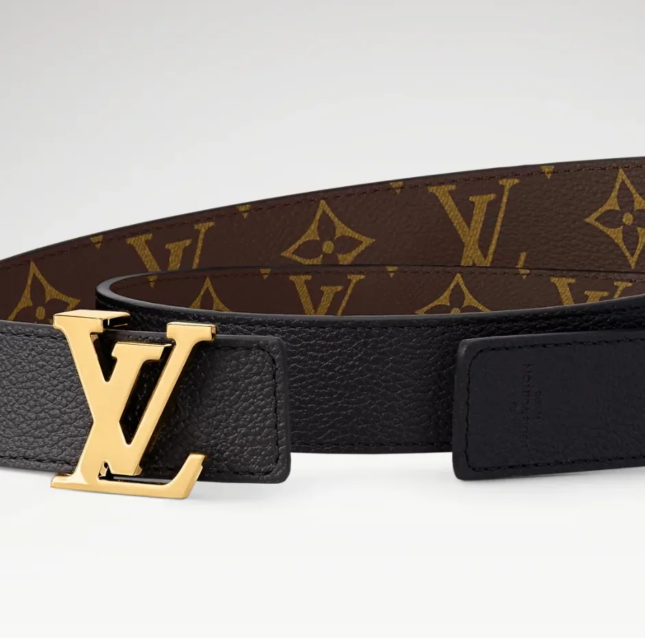 Louis Vuitton LV Initiales Reversible Belt Black