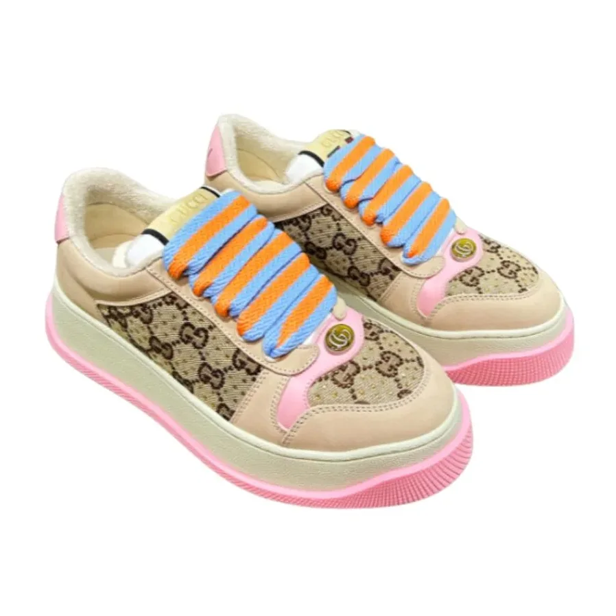 Gucci Screener Sneaker Pink Gucci Screener Sneaker Pink