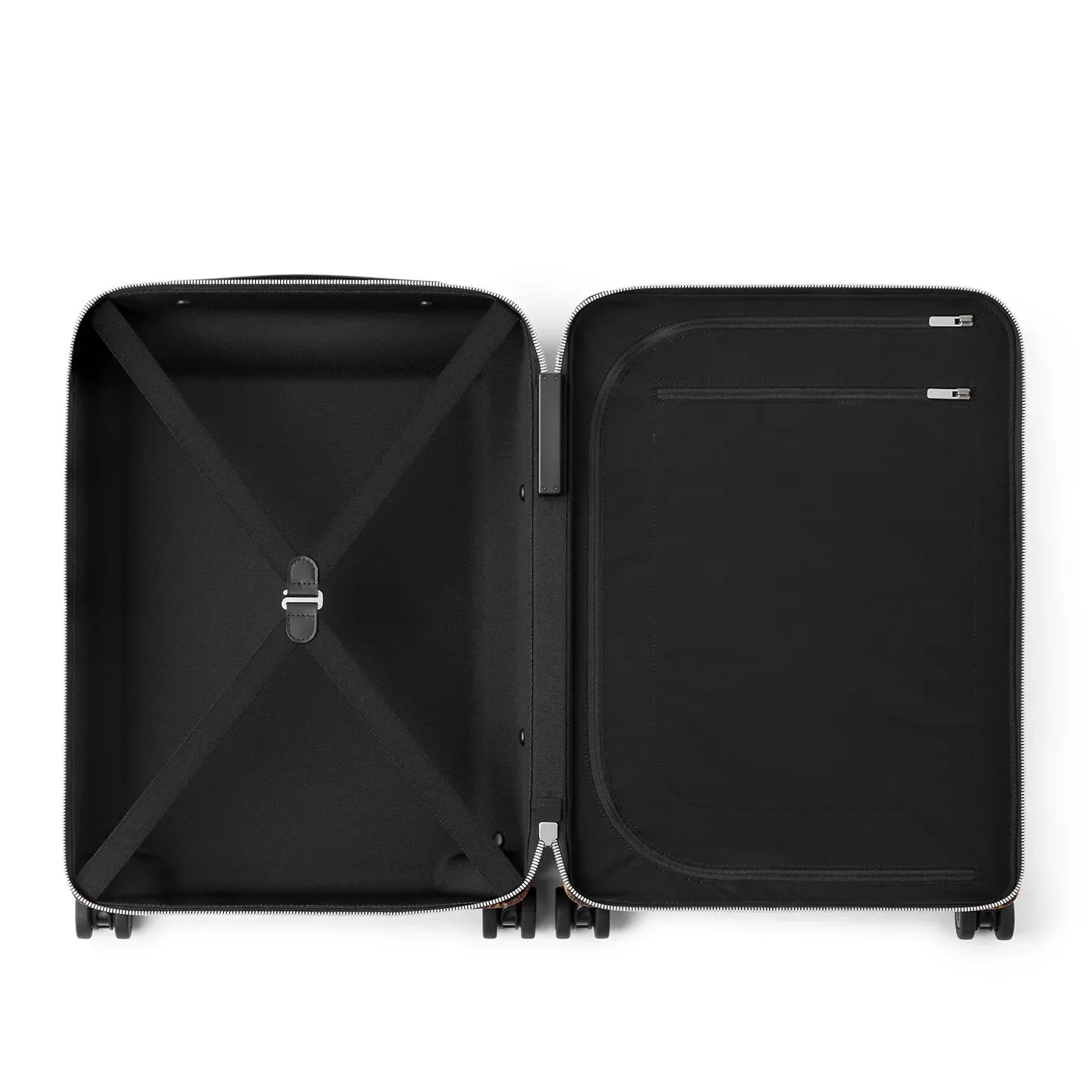 Louis Vuitton Horizon 55 Suitcase in Brown Silver Hardware