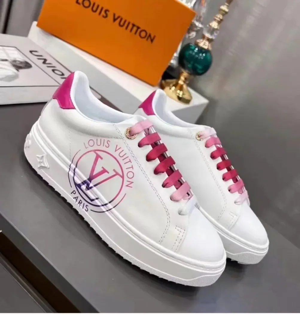 Louis Vuitton Time Out Sneaker Fuchsia Pink LV 1AA1BN