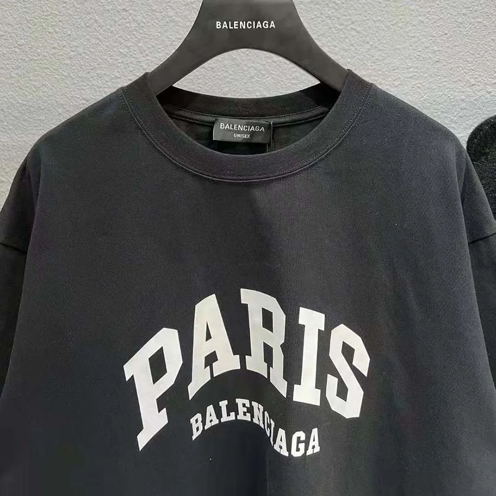 Balenciaga Cities Paris T-shirt Medium Fit in Black for Men