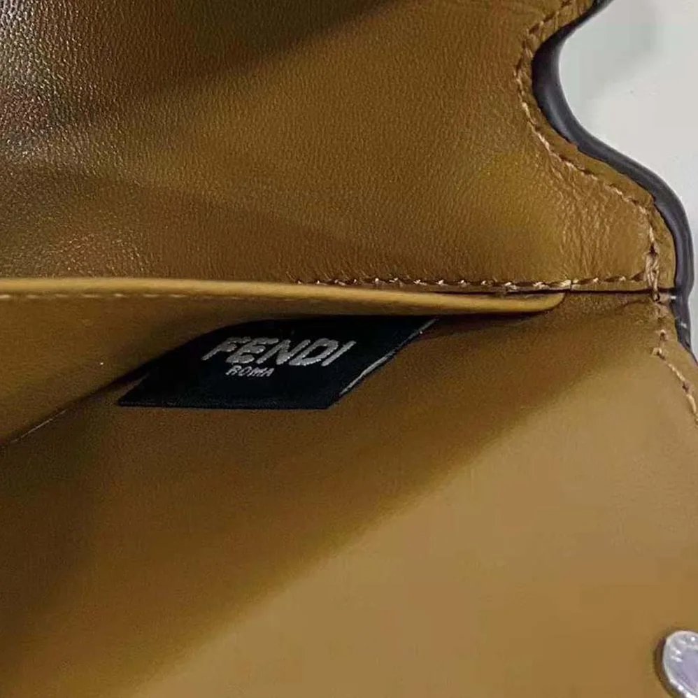 Fendi First Sight Brown Leather Mini Bag for Women