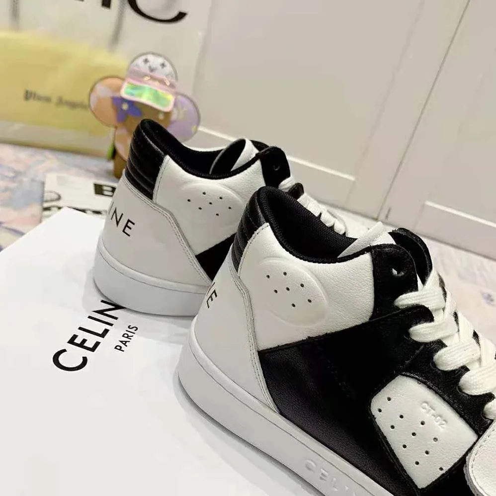 Celine CT-02 Mid Sneaker with Scratch in Calfskin for Men