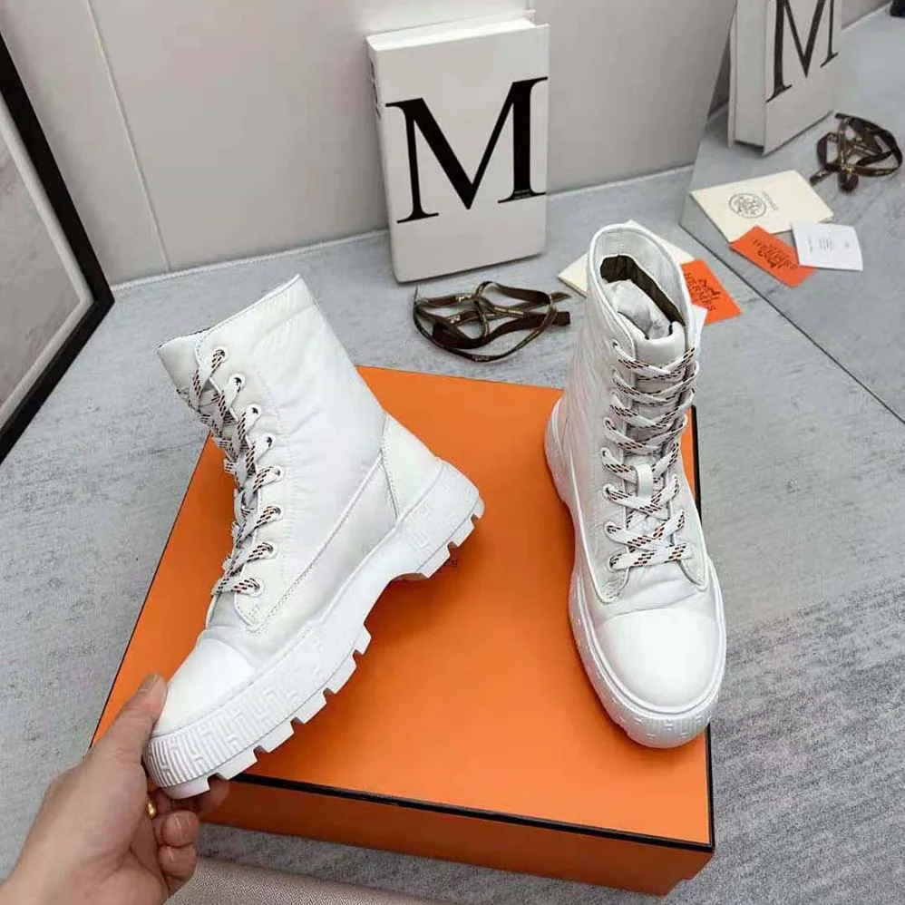 Hermes Fresh Ankle Boot for Women in White Hermes Fresh Ankle Boot for Women in White