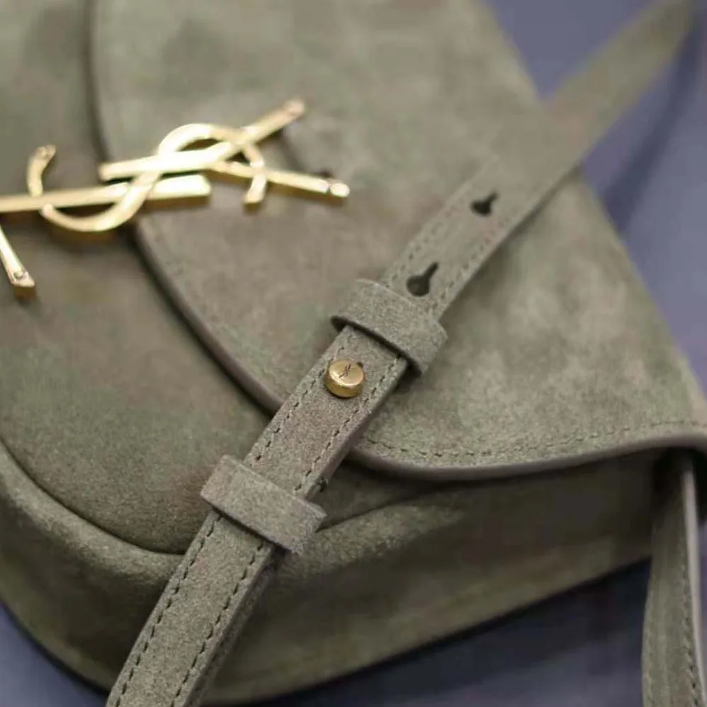 Saint Laurent YSL Kaia Small Satchel in Suede for Women Saint Laurent YSL Kaia Small Satchel in Suede for Women