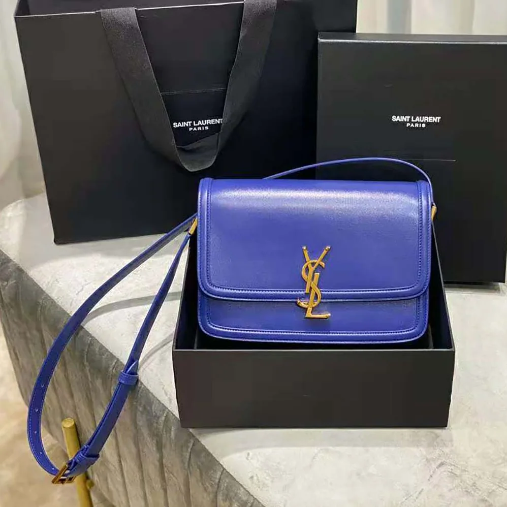 Saint Laurent YSL Solferino Medium Satchel in Box Saint Laurent Leather for Women Saint Laurent YSL Solferino Medium Satchel in Box Saint Laurent Leather for Women