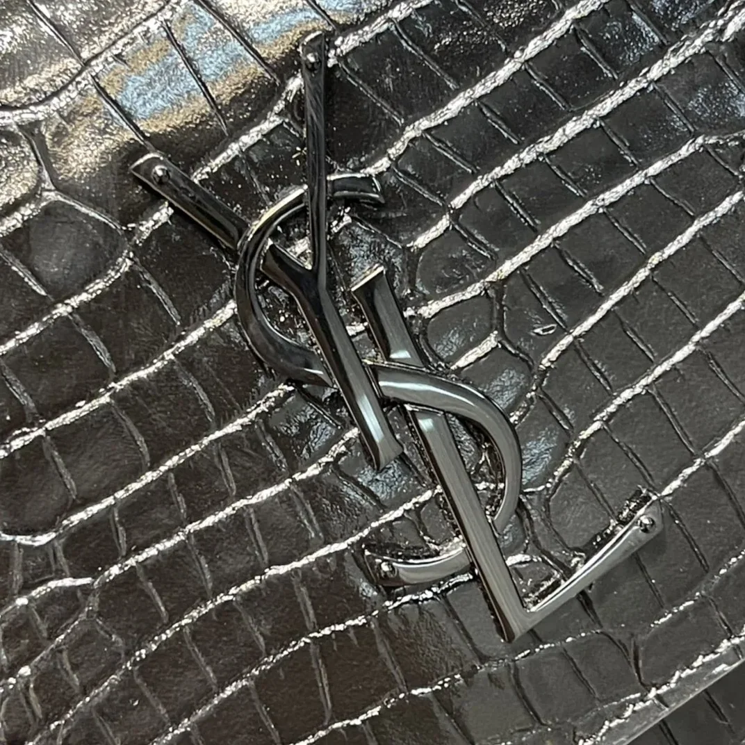 Saint Laurent Sunset Medium Chain Bag Black in YSL Saint Laurent Sunset Medium Chain Bag Black in YSL