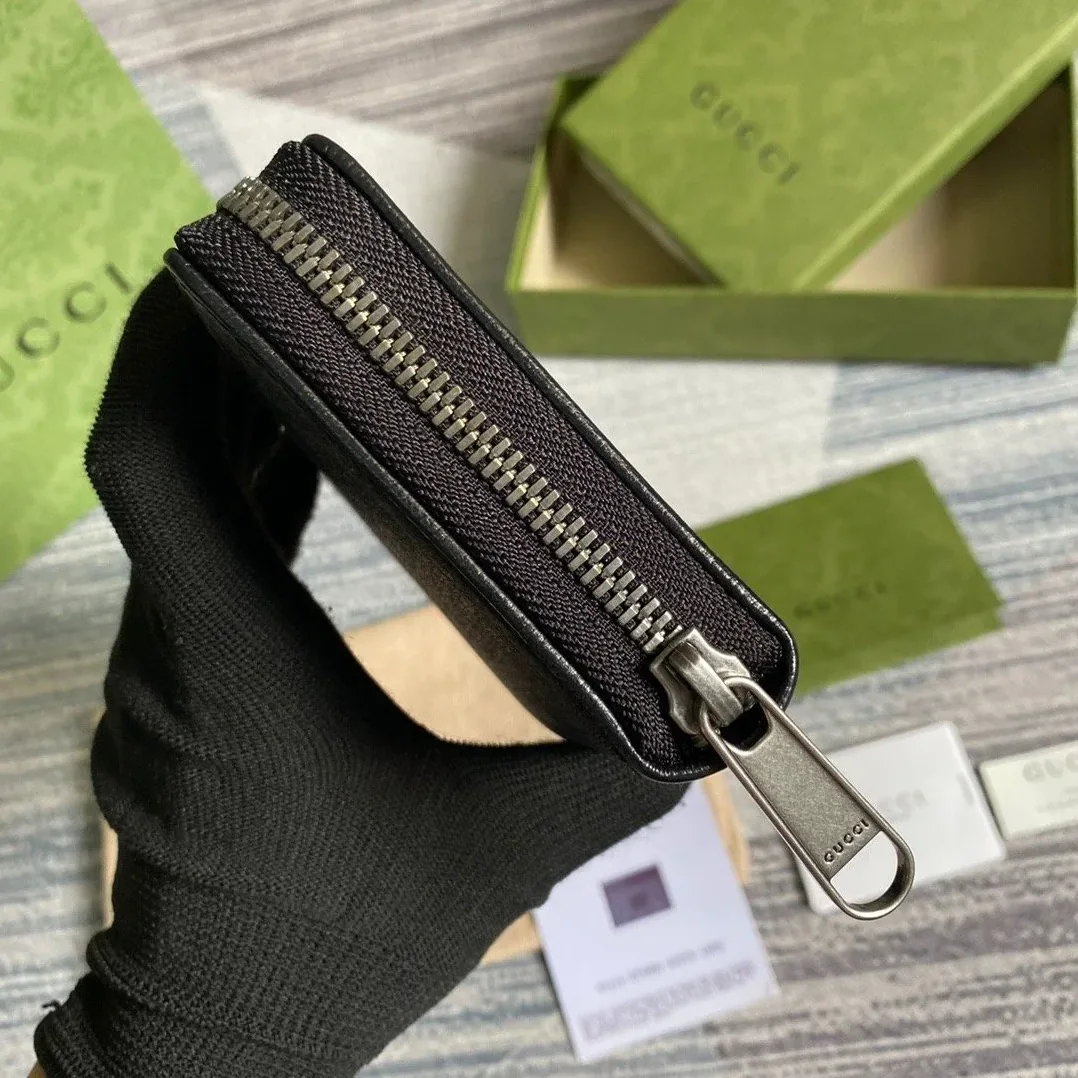 Gucci Ophidia GG Zip Around Wallet With Interlocking G Brown / Gucci Ophidia GG Zip Around Wallet With Interlocking G Brown /