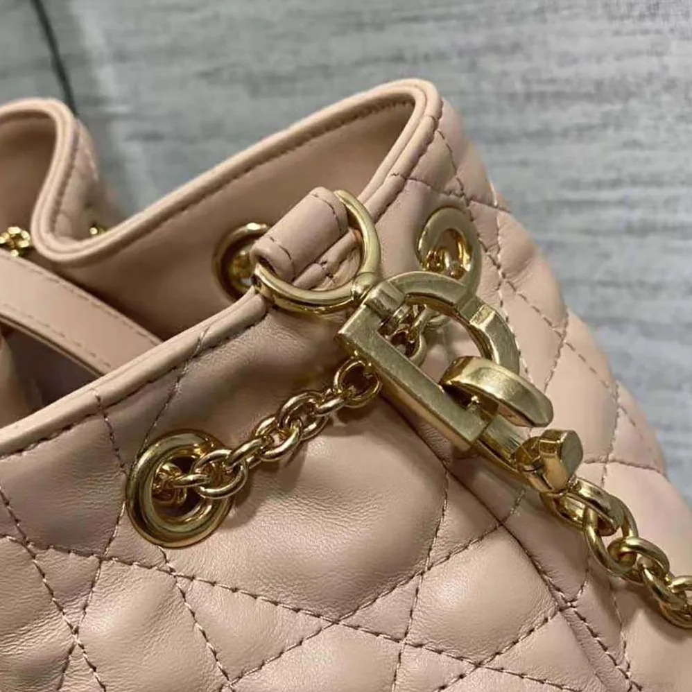 Dior Medium Dior Ammi Bag Sand Pink Supple Macrocannage Lambskin for Women Dior Medium Dior Ammi Bag Sand Pink Supple Macrocannage Lambskin for Women