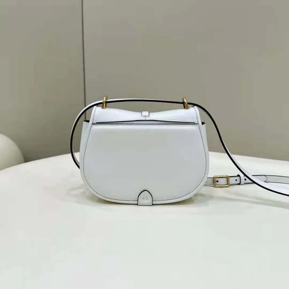 Fendi C'mon Mini White Leather Bag for Women Fendi C'mon Mini White Leather Bag for Women