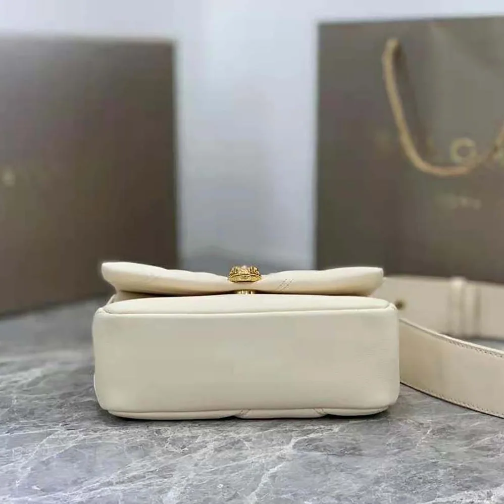 Bvlgari Serpenti Cabochon Crossbody Mini Bag for Women in White Bvlgari Serpenti Cabochon Crossbody Mini Bag for Women in White