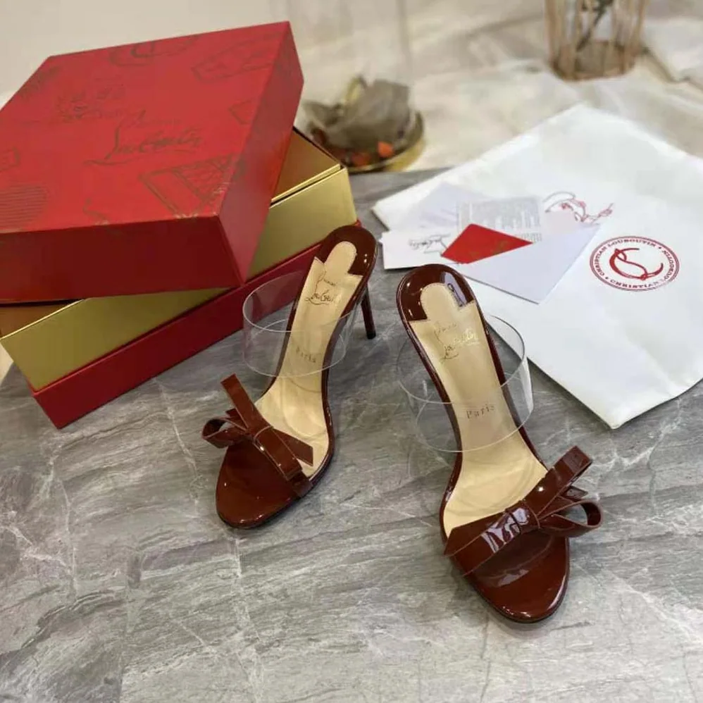Christian Louboutin Just Nodo 85 mm Heel for Women in Maroon