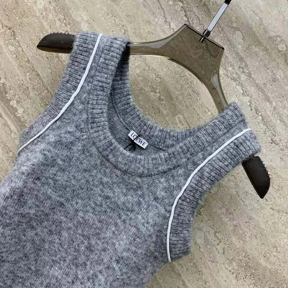 Loewe Tank Top in Cashmere and Mohair for Women Loewe Tank Top in Cashmere and Mohair for Women