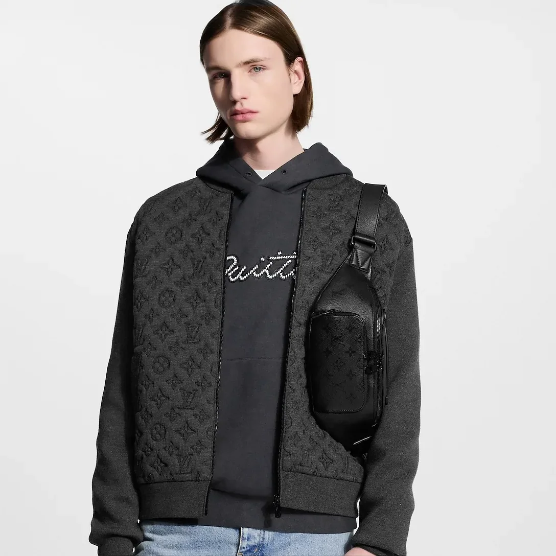 Louis Vuitton Rush Bumbag / Black Monogram Midnight Black Hardware