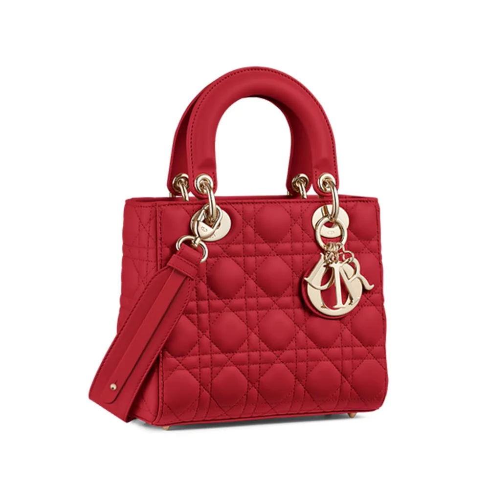 Dior MY ABCDIOR Lambskin Bag for Women in Red