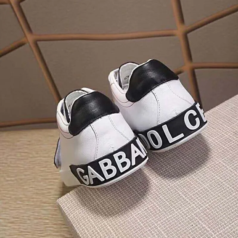 Dolce Gabbana D&G Shoes Portofino Sneakers in Nappa Calfskin for Unisex Dolce Gabbana D&G Shoes Portofino Sneakers in Nappa Calfskin for Unisex