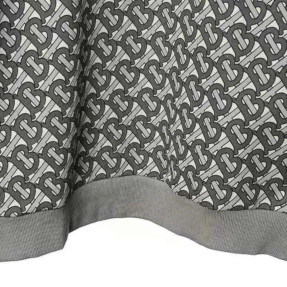 Burberry Monogram Print Cotton Sweatshirt for Women