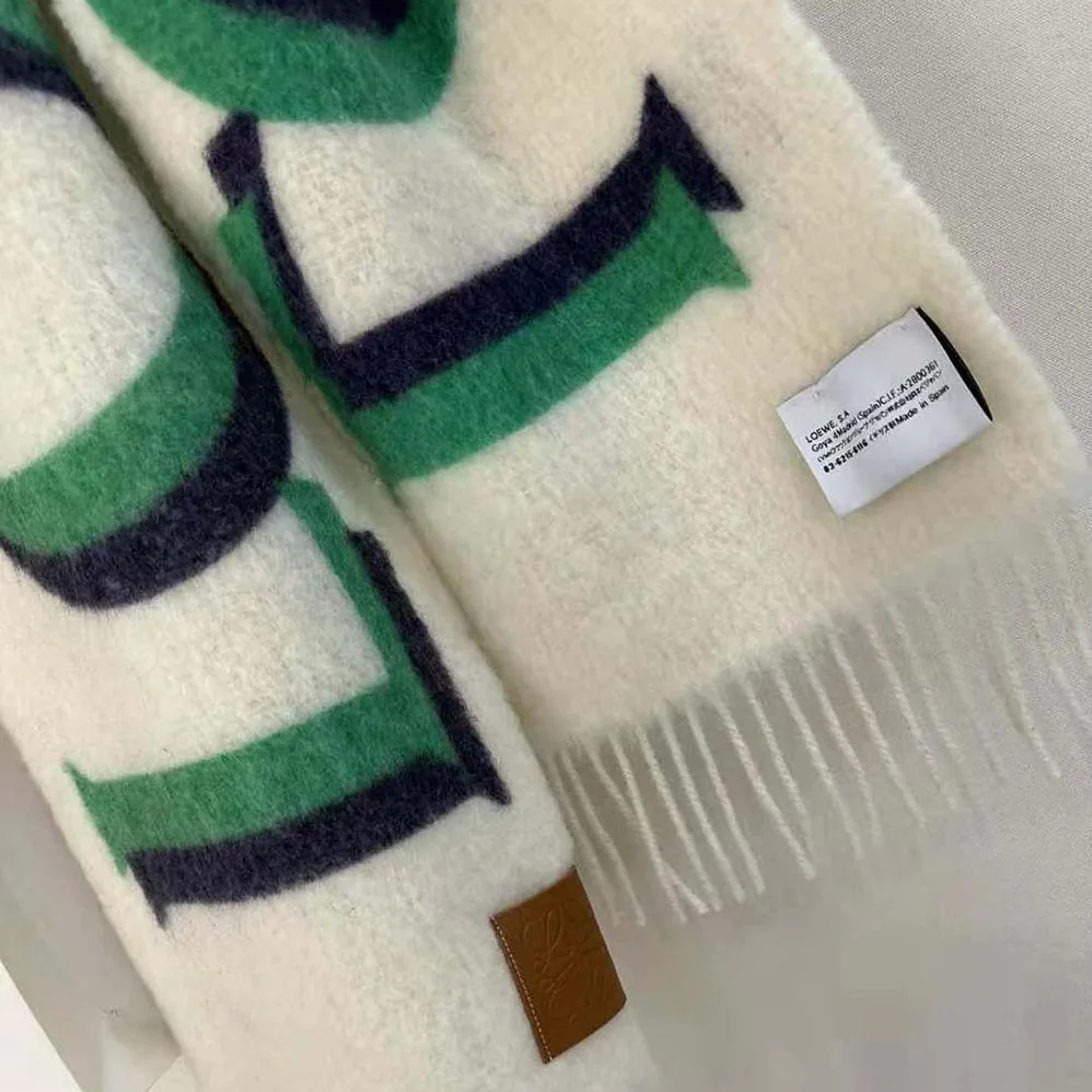 Loewe LOEWE Scarf in Wool and Mohair for Unisex Loewe LOEWE Scarf in Wool and Mohair for Unisex