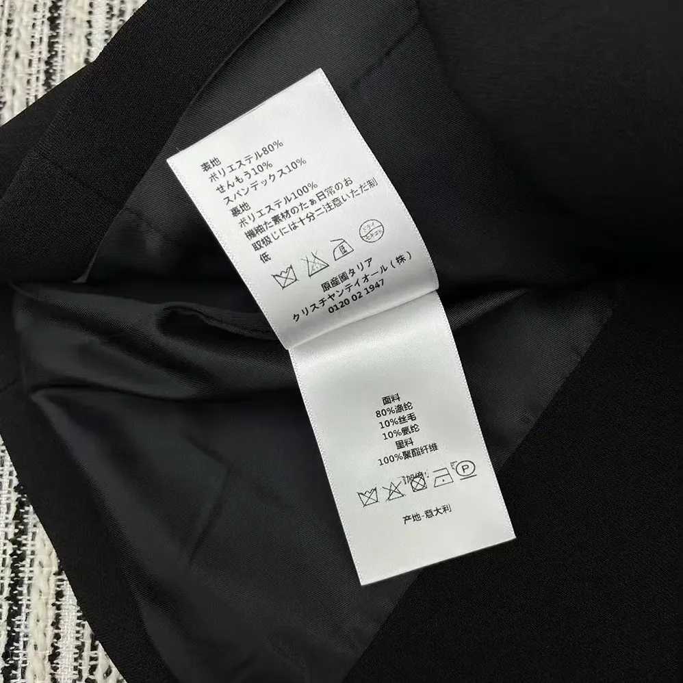 Dior Asymmetric Short-Sleeved Jacket with Belt Black Silk and Cotton Faille for Women Dior Asymmetric Short-Sleeved Jacket with Belt Black Silk and Cotton Faille for Women