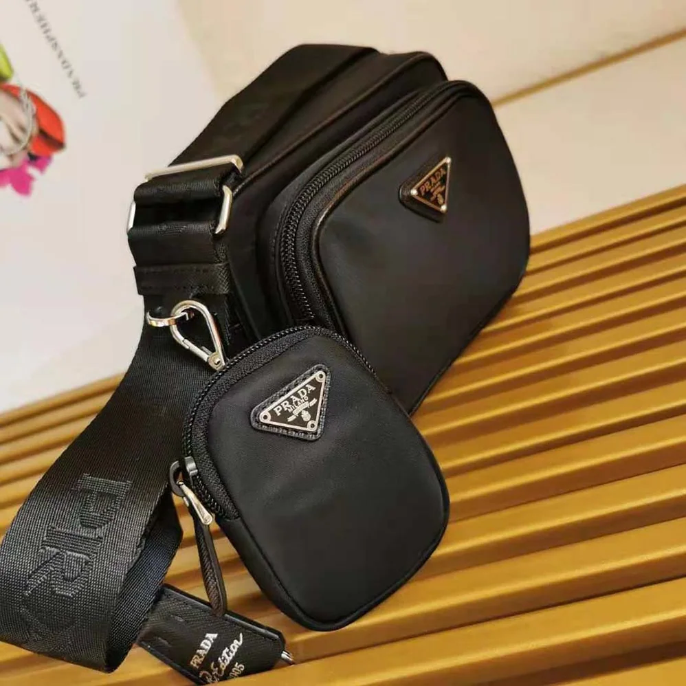 Prada Prada Re-Edition 2005 Nylon Bag for Women in Black