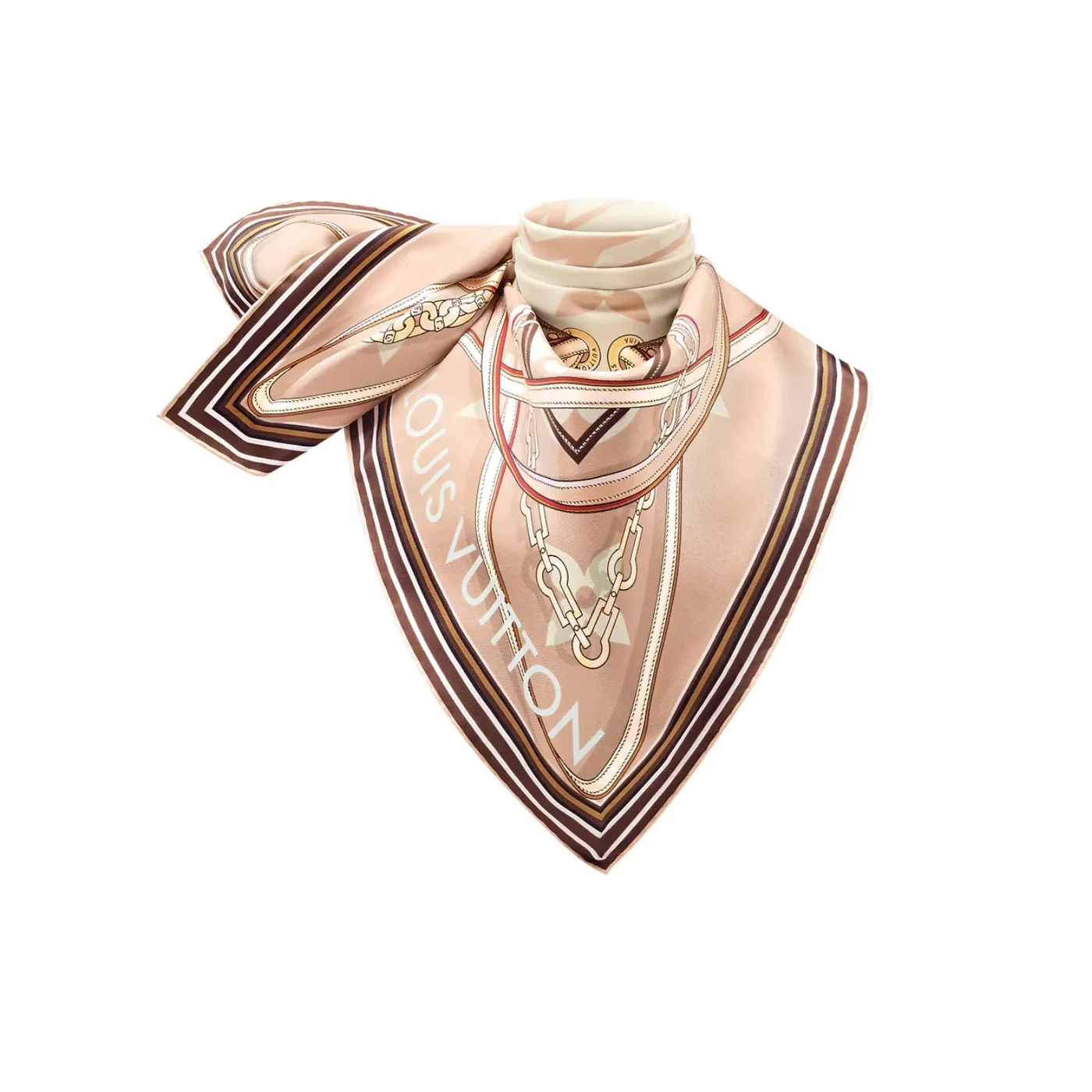 Louis Vuitton Ultimate Monogram Square 90 Scarf Dune / Louis Vuitton Ultimate Monogram Square 90 Scarf Dune /