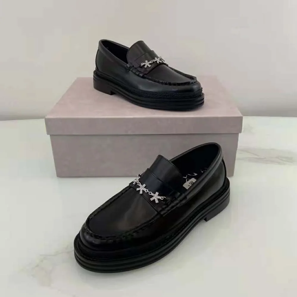Jimmy Choo Jc Eric Haze Ezra M Black Box Calf Loafers with Eric Haze Star Chain for Men Jimmy Choo Jc Eric Haze Ezra M Black Box Calf Loafers with Eric Haze Star Chain for Men