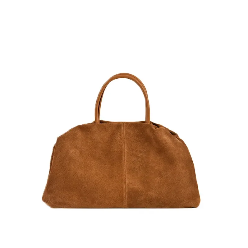 Matte Cowhide Premium Retro in style Commuter Tote Bag