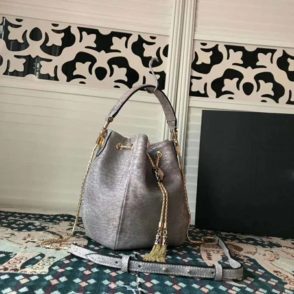 Bvlgari Serpenti Forever Bucket for Women in Silver