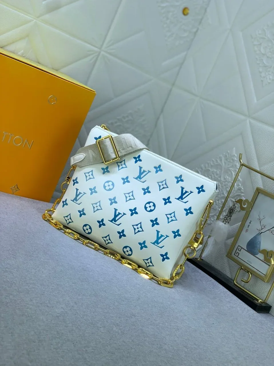 Louis Vuitton Coussin PM Bag Blue / Louis Vuitton Coussin PM Bag Blue /